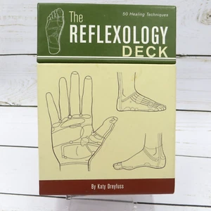 The Reflexology Deck 50 Healing Techniques Katy Dreyfuss 2004 Illustrated Cards - Picture 1 of 5