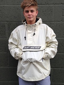 MX Nylon Zip Racing Beige Wet Top