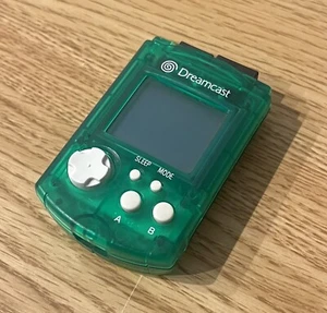 VISUAL MEMORY Lime Green SEGA DREAMCAST HKT-7000 DC Official 2000 From Japan - Picture 1 of 6