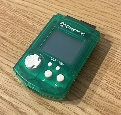 VISUAL MEMORY Lime Green SEGA DREAMCAST HKT-7000 DC Official 2000 From Japan - Image 1 of 4
