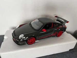 Dealer Edition Norev 1/18 Porsche 997 GT3 RS 2010 02101419 Grey - Foto 1 di 13