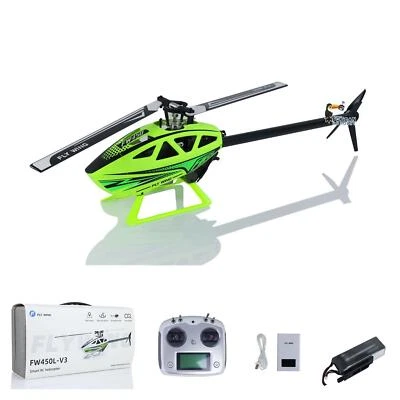 RC FLYWING 450L V3 Smart Helicopter RTF Drone GPS Hover Aerobatic One Key Return - Image 1 of 4
