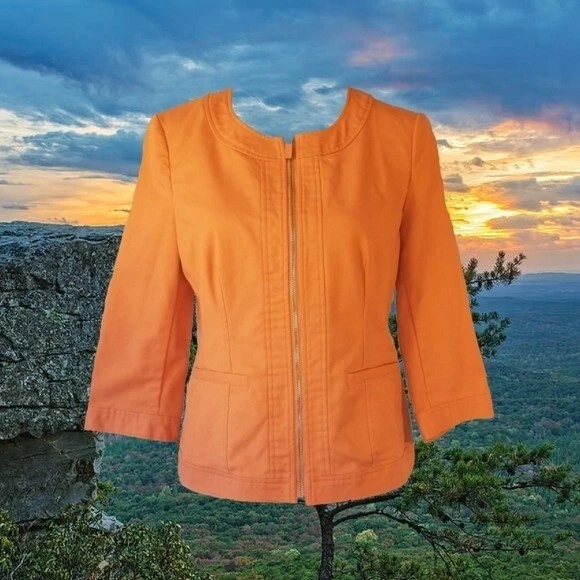 Resin Zip Retro Jacket, Size 10 - Image 1 of 4