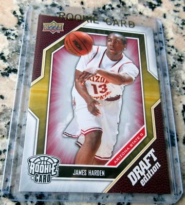 JAMES HARDEN 2009 Upper Deck #1 Draft Pick Rookie Card RC 76ers $$$ HOT 🔥🔥$$$$ - Изображение 1 из 2