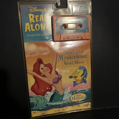Disney Read Along Little Mermaid Book 1990, cinta de casete nueva sellada Foto 1 de 2