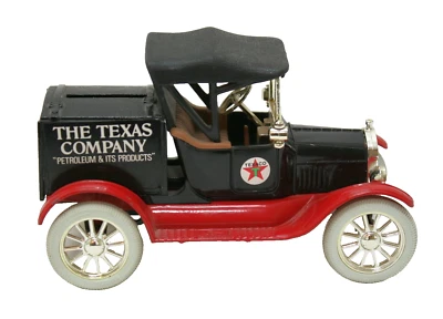 1918 Ford Runabout "The Texas Company" Bank With Key Made in Iowa USA Great Cond - Image 1 of 4