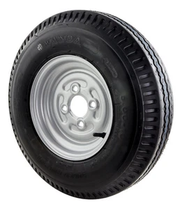 Komplettrad 5.00-10 437kg 4x100 Anhänger Reifen 5.00x10 79N für Stema DOT 40/24 - Bild 1 von 7