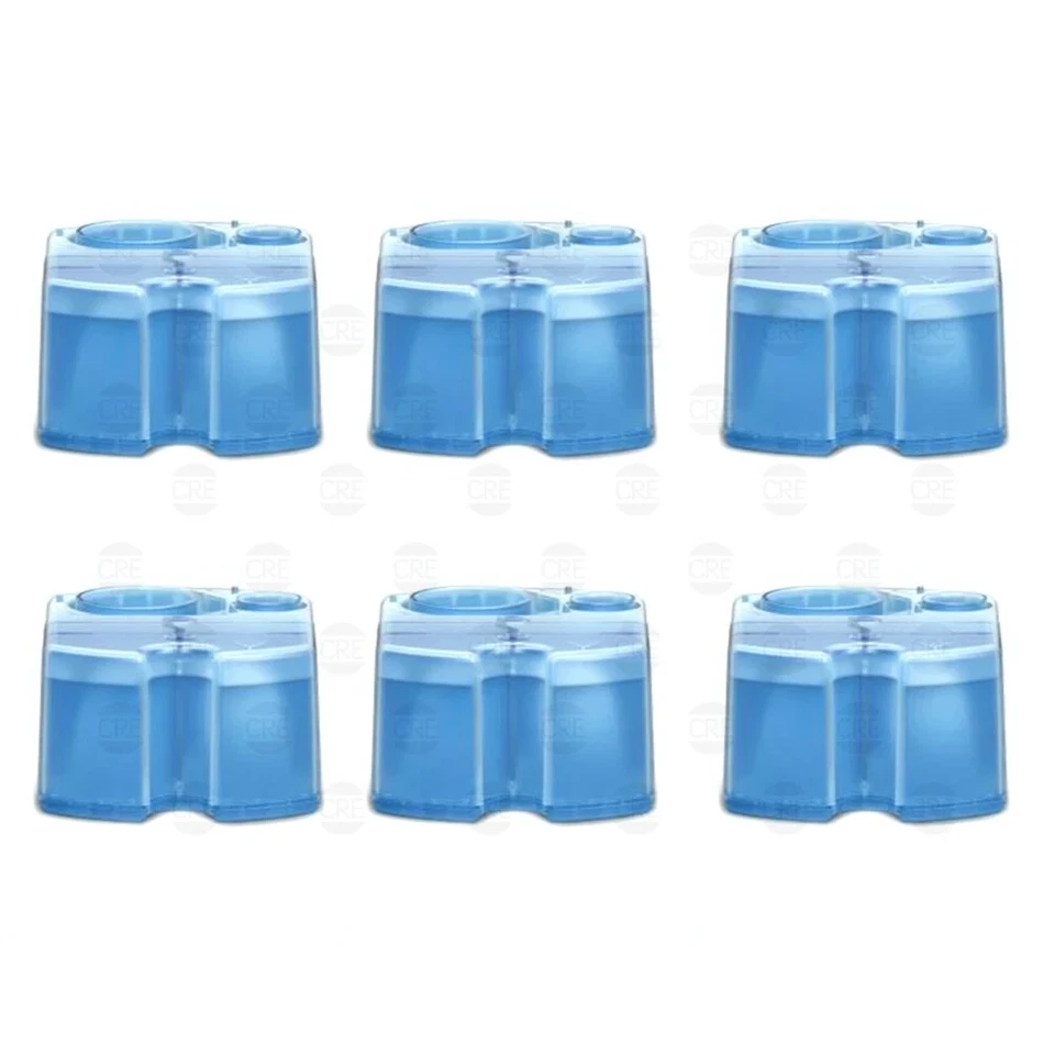 BRAUN 6 Cartucce Ricarica Liquido Stazione Pulizia Clean&Charge Clean&Renew - Immagine 1 di 4