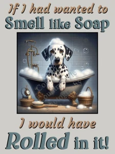Dalmatian Dog Funny Flexible Fridge Magnet Christmas dalmation gift - Picture 1 of 12