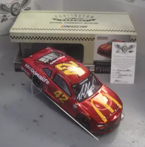 2021 Ross Chastain McDonalds TB Color Chrome 1/24 Action Diecast Autographed - Picture 1 of 2