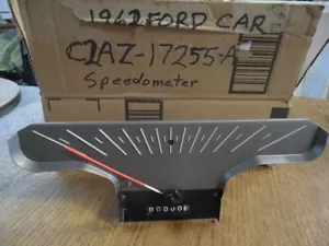 1962 Ford Full Size Car Speedometer Gauge NOS Galaxie  Convertible Starliner - Picture 1 of 3