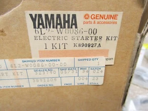 Yamaha New OEM ELECTRIC START KIT 6L2-W0086-00-00 - Imagen 1 de 7