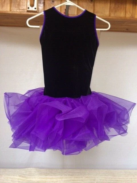 Tutú corto para adultos morado y negro Foto 1 de 1