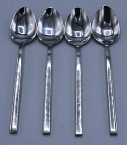 4 Cambridge CHOP CONVERSATION Oval Spoon 7-3/4" Stainless 18/10 China 1/4" Hndle - Picture 1 of 9