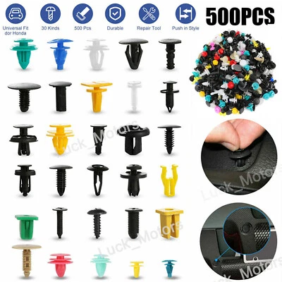 50PCS Mixed Auto Door Panel Clips Fixing Fastener Car Interior Trim Rivet - Image 1 of 4