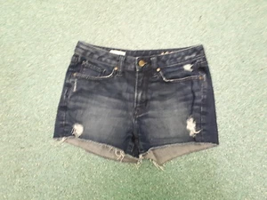 Gap Denim Slim Cut Offs Waist 26" Faded Dark Blue Ladies Denim Slim Cut Offs - Imagen 1 de 2