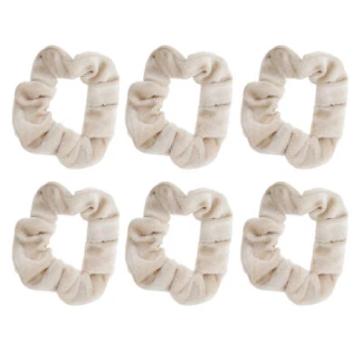 Velvet Solid Scrunchies - Set of 6 - Image 1 of 4