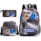 Polyester Roblox Rainbow Friends Backpack Set Perfect For Picnic And Outings