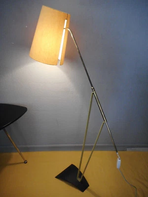 AUSLEGER STEHLAMPE VINTAGE RETRO  stilnovo tütenlampe sputnik 50er MID CENTURY - Bild 1 von 4