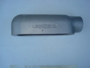 1 Oz Gedney LR-250 malleable iron grayloy type LR conduit fitting 142 ci 2.5" - Picture 1 of 5