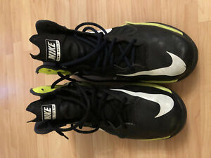 Nike Prime Hype DF Men US 11.5 Black Basketball Shoe 683705-001 high top Sneaker