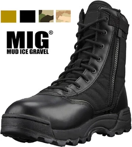 Mens Army Combat Military Tactical Boots Size 6 to 11 UK - SECURITY WORK POLICE - Picture 1 of 19