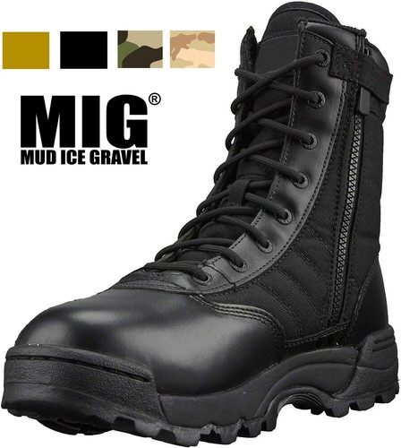 Mens Army Combat Military Tactical Boots Size 6 to 11 UK - SECURITY WORK POLICE