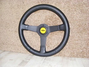 Sportlenkrad Lederlenkrad Momo GT 70er Jahre 350mm Porsche VW BMW Ferrari Lancia - Bild 1 von 7