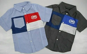 Toddler/Boys Ecko Unltd $30/$32 Assorted S.S. Casual Button-Down Shirts Sz 2T-10 - Picture 1 of 7