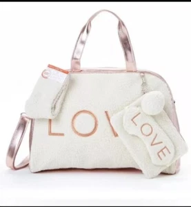 Wonder Nation Sherpa Love Weekender Handbag Set - Picture 1 of 5