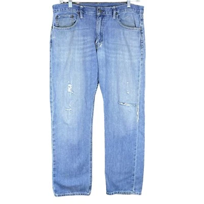 Polo Ralph Lauren 867 Classic Jeans Men 36x32 Faded Distressed Soft Denim Logo - Image 1 of 4