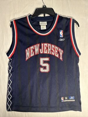 Camiseta Jason Kidd New Jersey Nets Juvenil #5 Juvenil Talla Mediana Buen Estado. Foto 1 de 4