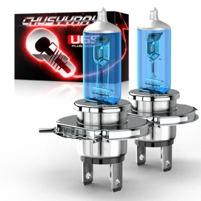 9003 H4 Halogen Headlight Bulbs Kit 55W 4000LM Hi/Lo Beam Super Bright White - Image 1 of 4