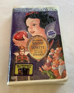 Schneewittchen und die sieben Zwerge Brandneu Versiegelt VHS Kassette Platinum Edition - Bild 1 von 6