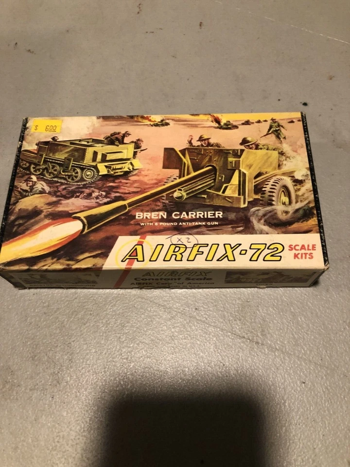 Airfix escala ho/oo #M9-49 Bren Gun Carrier con kit de pistola antitanque Foto 1 de 1