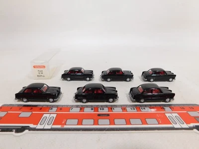 6X Modell Oldtimer Ford Taunus 12 M 12M Mint + 1X Box #DX38-0,5 - Immagine 1 di 4