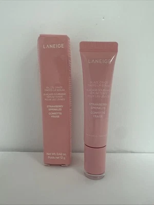 Suero labial tintado LANEIGE Glaze Craze Fresa Sprinkles 0,42 oz / 12 g Nuevo en caja Foto 1 de 3