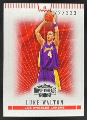 Luke Walton 2007-08 Topps Triple Threads /333 #44 Lakers - Image 1 of 4