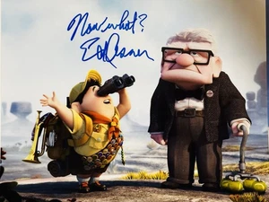 Ed Asner signed 8x10 Foto - Photo Proof. Disney Pixar' UP. Seltene Inschrift - Bild 1 von 3