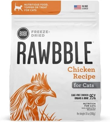 10 oz Rabble Freeze Dried Grain Free Chicken CAT Food - Image 1 of 4
