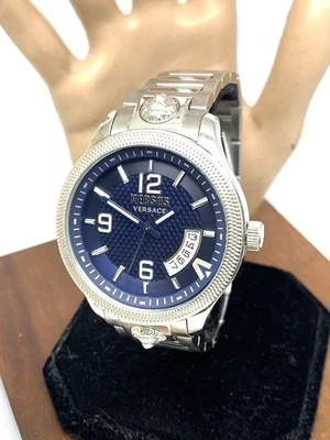 Reloj para hombre Versus by Versace VSPVT1521 cuarzo esfera azul acero plateado 44 mm Foto 1 de 4
