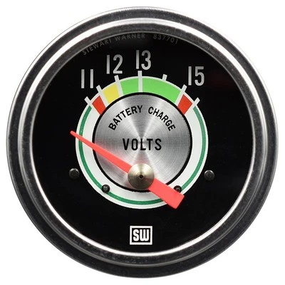 Stewart Warner Custom Deluxe Green Line Analog Gauge 690TM - Image 1 of 3