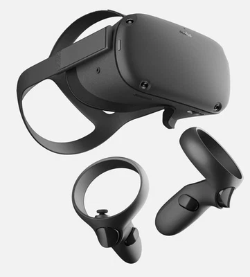 Auriculares para juegos Meta Oculus Quest 1 VR 128 GB con 2 controladores y estuche rígido Foto 1 de 4