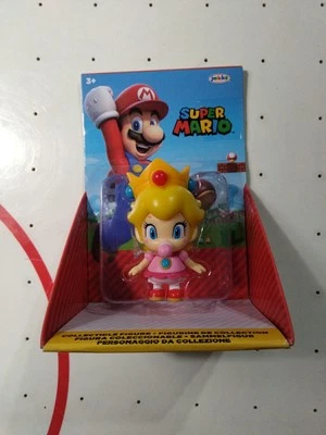 Jakks Pacific SUPER MARIO BROS. BABY MELOCOTÓN 2,5 pulgadas ¡Nuevo! Nuevo en paquete  Foto 1 de 4