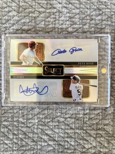 2024 Panini Select Baseball -  Pete Rose and Ichiro Dual Auto /15 - Picture 1 of 2