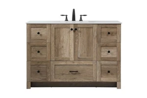 Elegant Lighting VF2848 Soma 48" - Wood - Picture 1 of 12