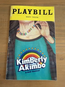 Kimberly Akimbo Broadway Playbill March 2023 Best Musical - Picture 1 of 1