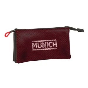 Portatodo Triple Munich Vulcan Negro 22 x 12 x 3 cm - Imagen 1 de 4