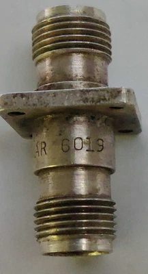 ADAPTADOR GREMAR 6019 TNC (HEMBRA) A TNC (HEMBRA), PLATEADO Foto 1 de 4