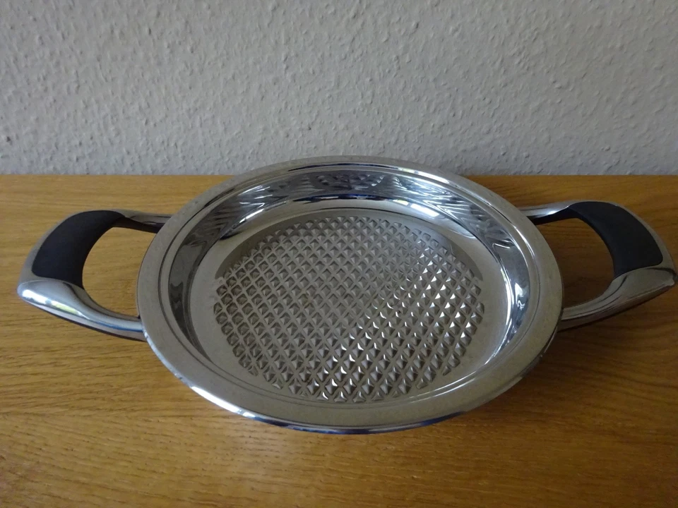 AMC Pfanne Grillpfanne 1,0 L Induction geeignet Edelstahl - Bild 1 von 4